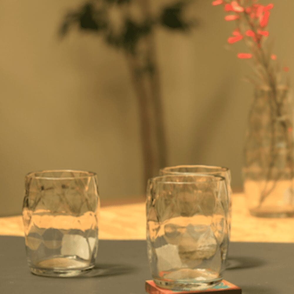 Clear Butlers Triple Sec tumblers