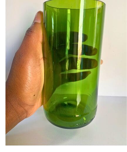Tall Plain Green Drinking Tumbler