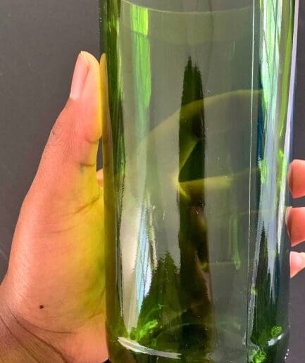 Tall Plain Green Drinking Tumbler