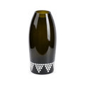 Amber and white Geo Flower Vase