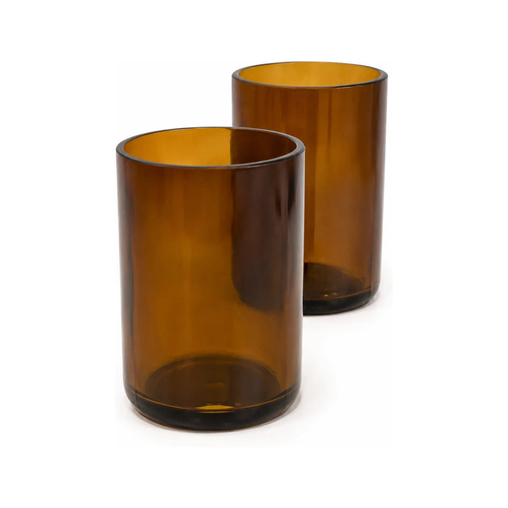 Brown Drinking Tumblers (set of 12)