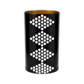 Hendricks Flower vase with white geo print