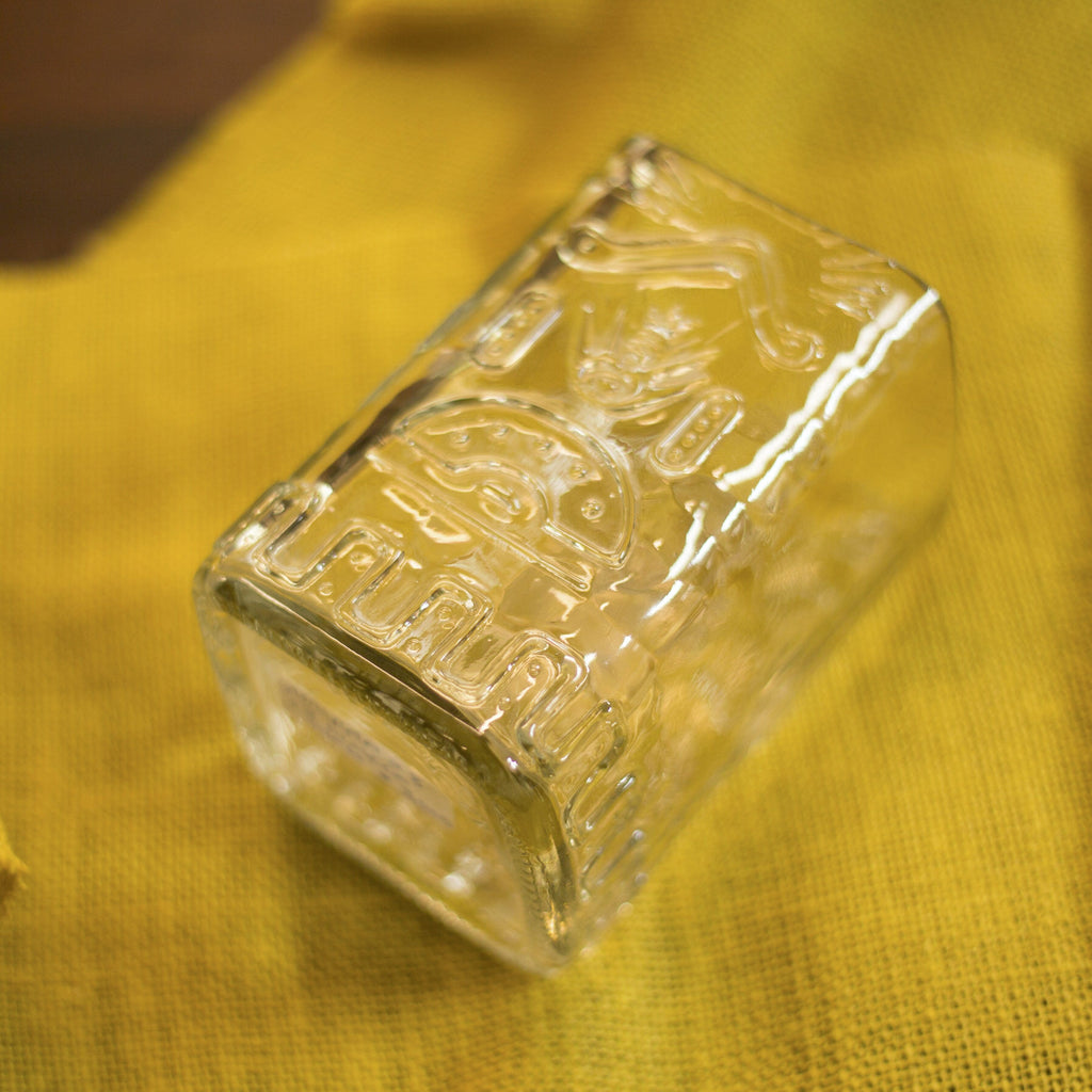 Clear Square Textured Olmeca Tumblers