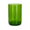 Short Plain Green Drinking Tumblers (12 in a set)