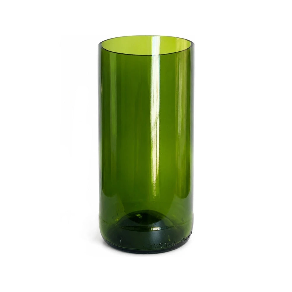 Tall Plain Green Drinking Tumbler (12 in a set)